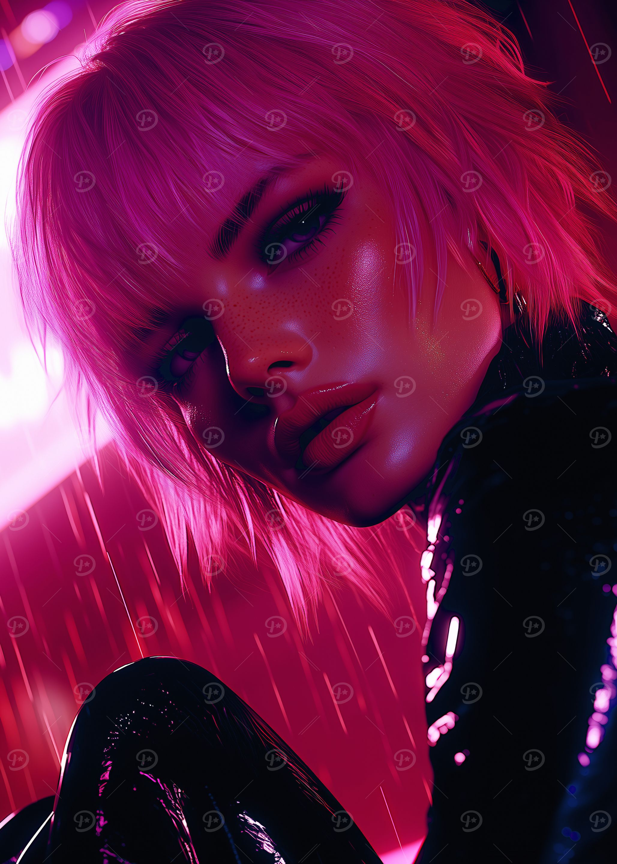 Assassin Woman Portrait