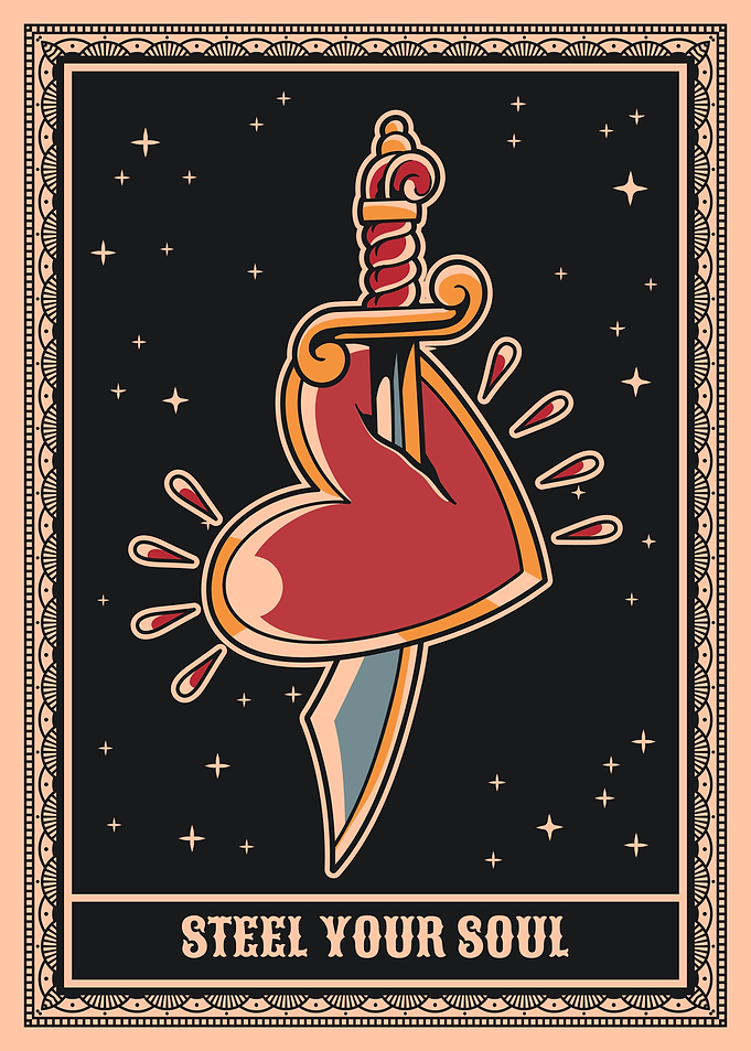 Heart & Dagger Tattoo