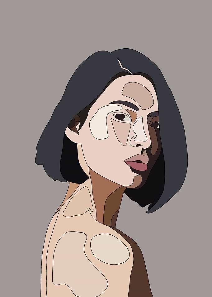 Abstract Woman Portrait