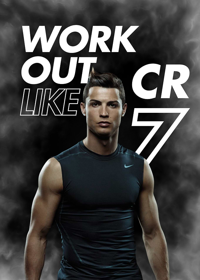 Cristiano Ronaldo Workout Poster