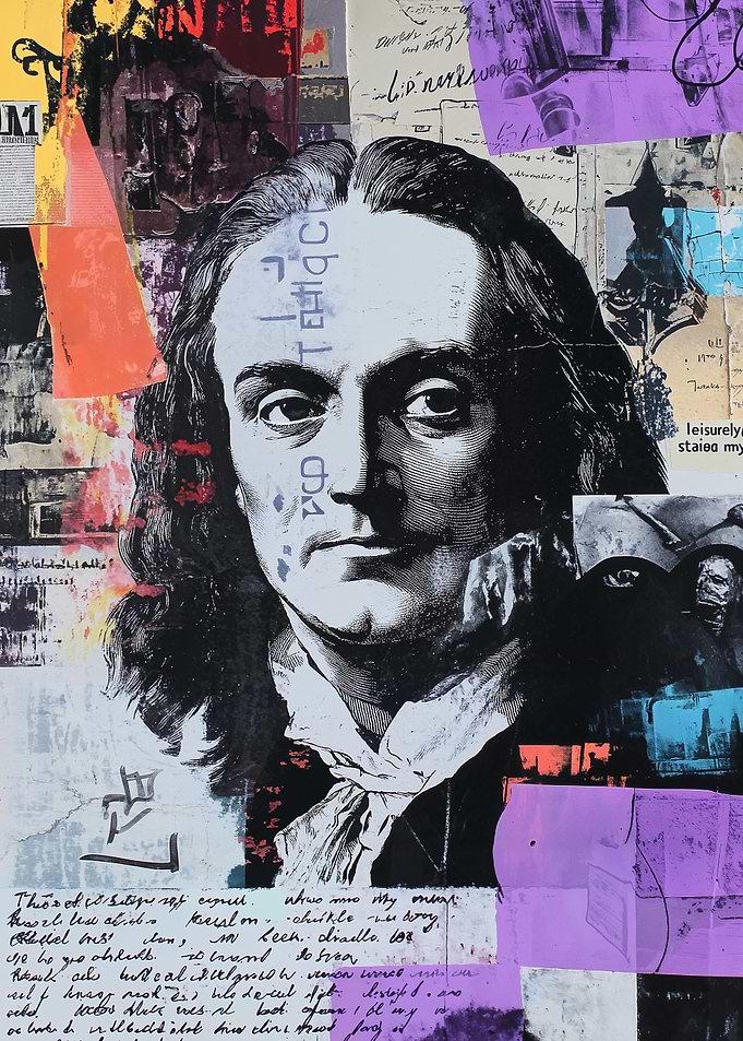Collage Portrait with Text