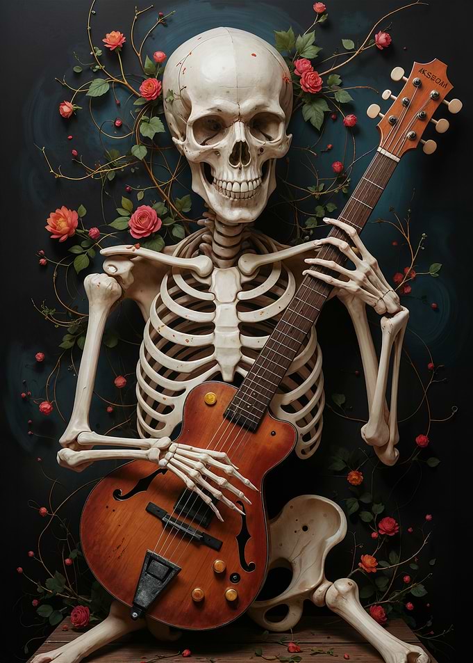 Skeleton Guitarist