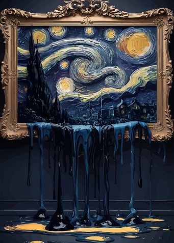 Melting Starry Night