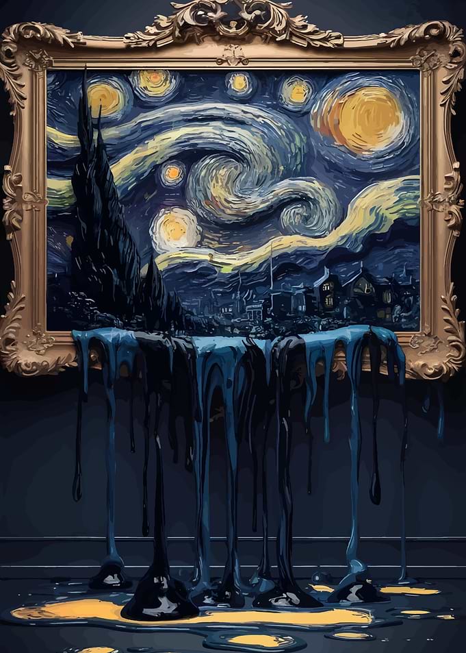 Melting Starry Night