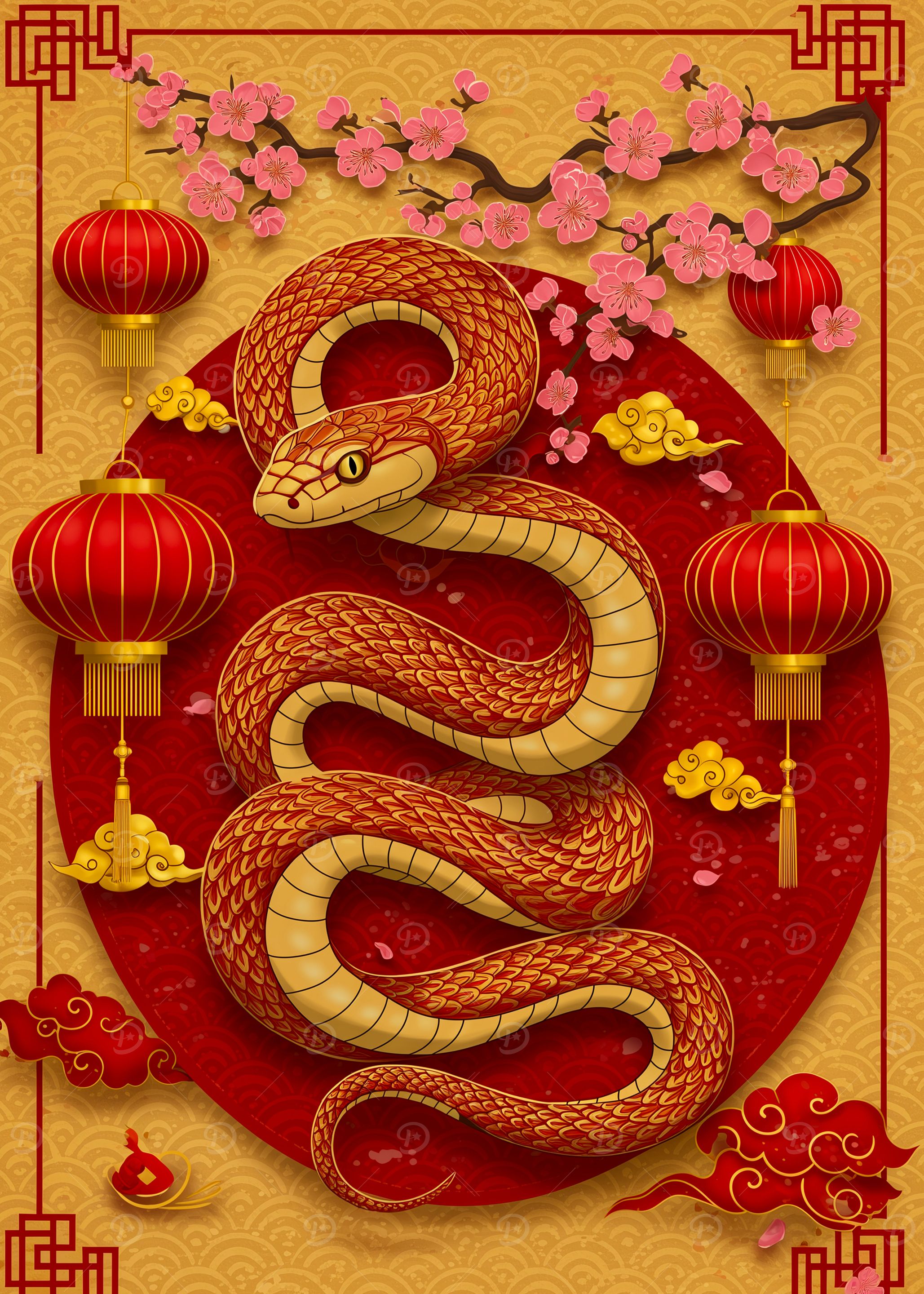 Chinese New Year Snake