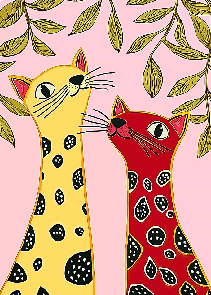 Two Cats in Love