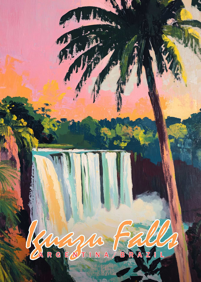 Iguazu Falls Painting