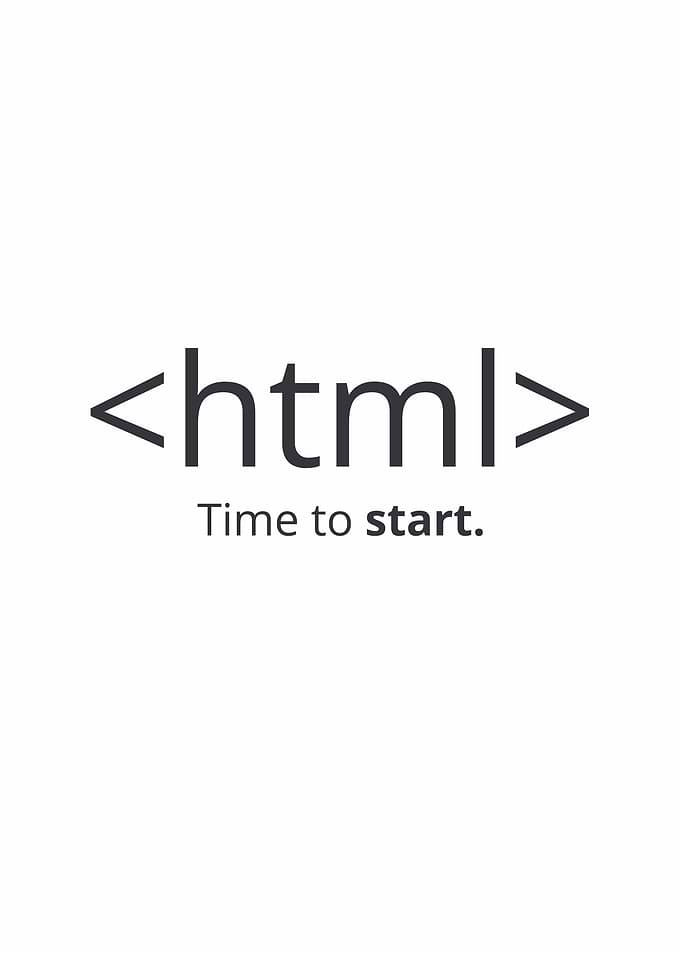 HTML Code Time to Start