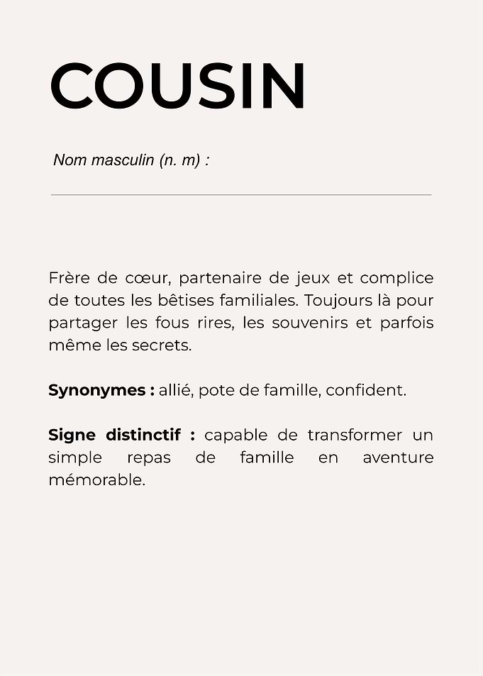 Cousin Definition