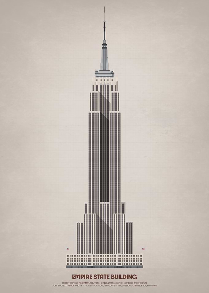 Empire State Building Illustration