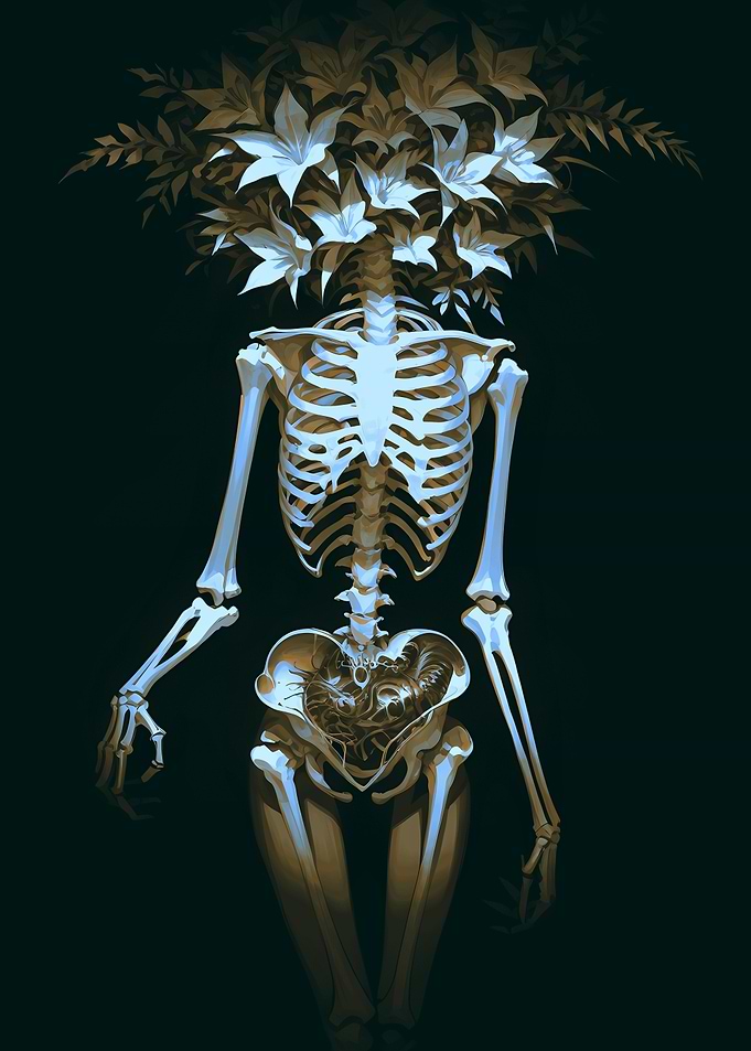 Blooming Skull: Life from Death