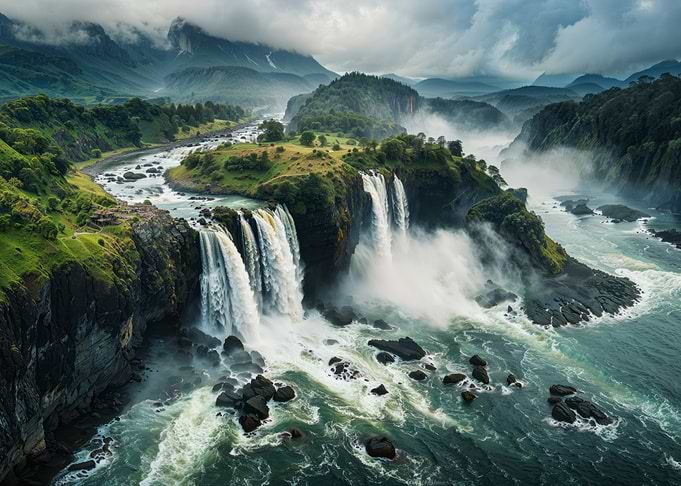 Waterfall Landscape