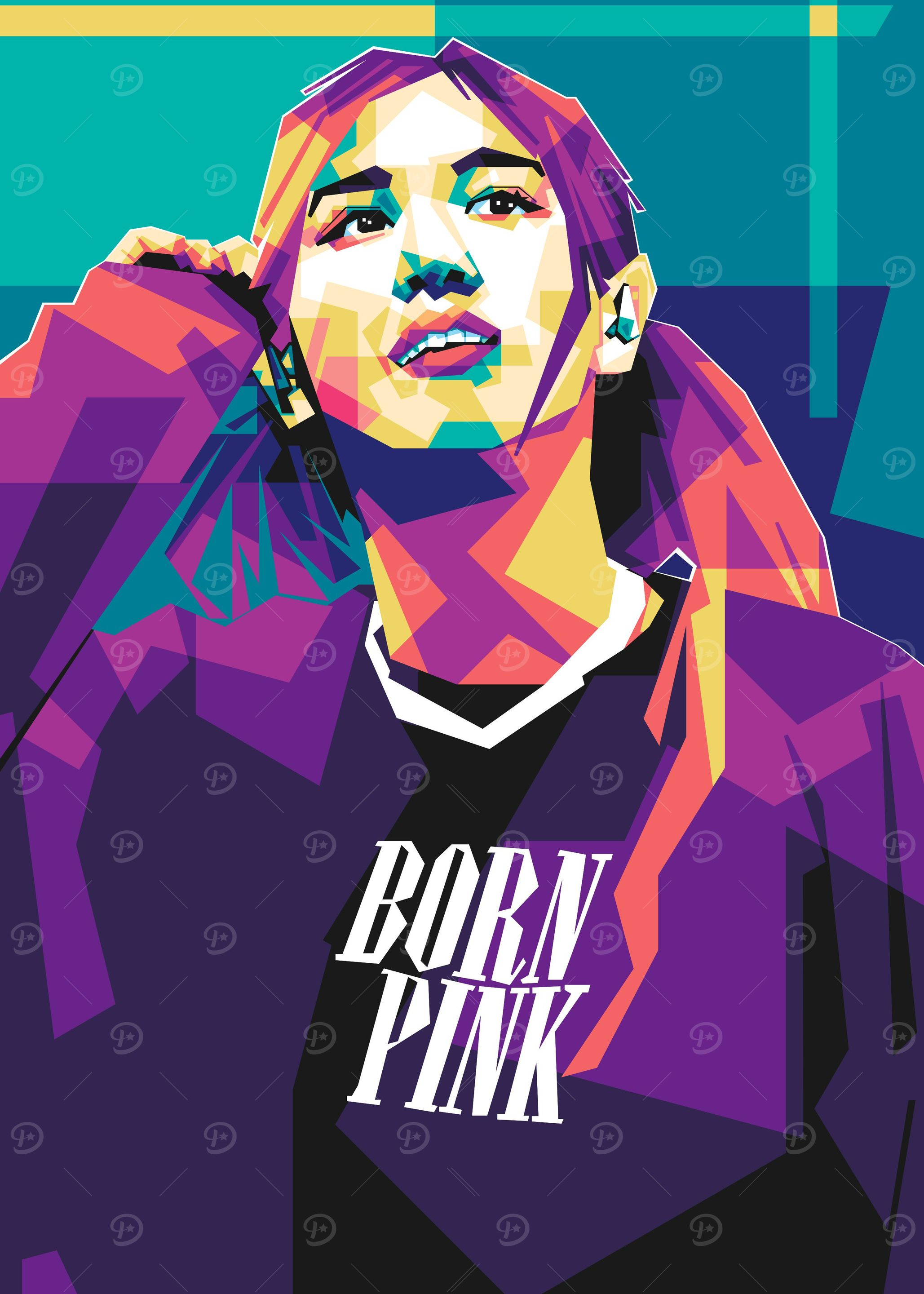 super rose pop art