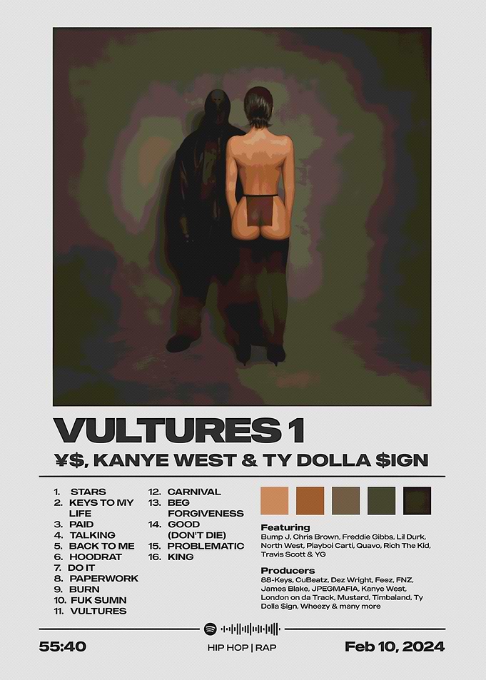 VULTURES 1 Album Cover