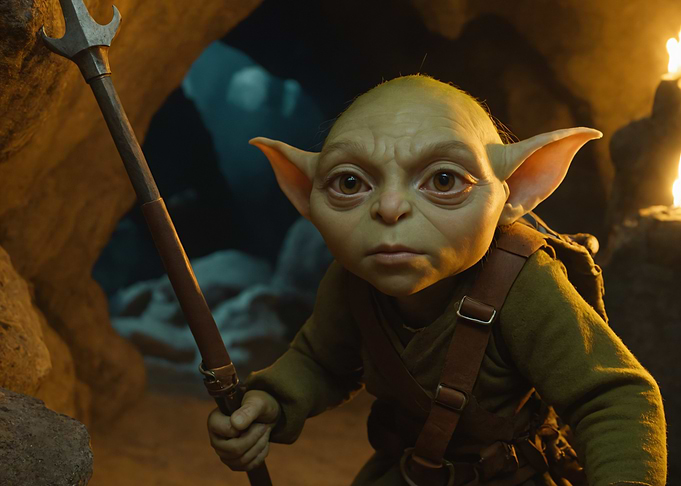 Goblin with Spear