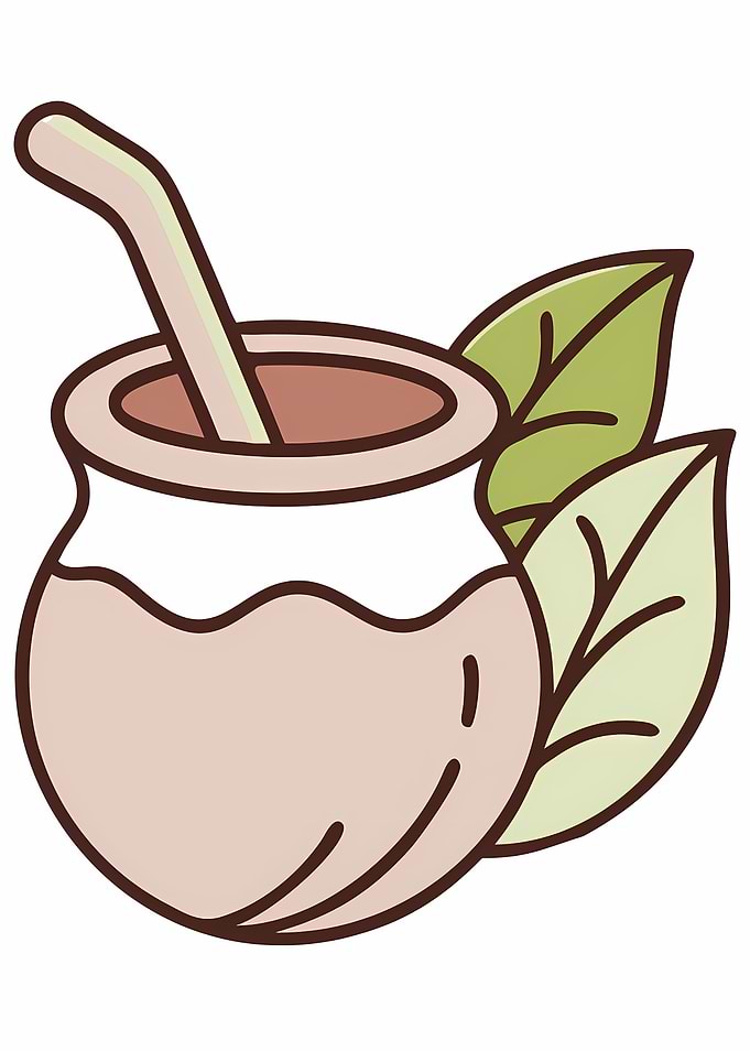 Yerba Mate Illustration