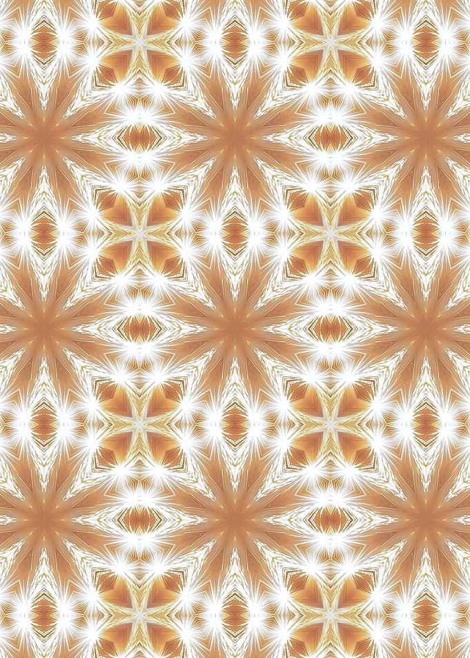 Golden Starburst Pattern