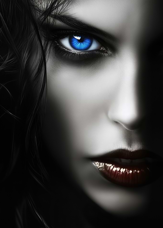 Mysterious Blue Eyes