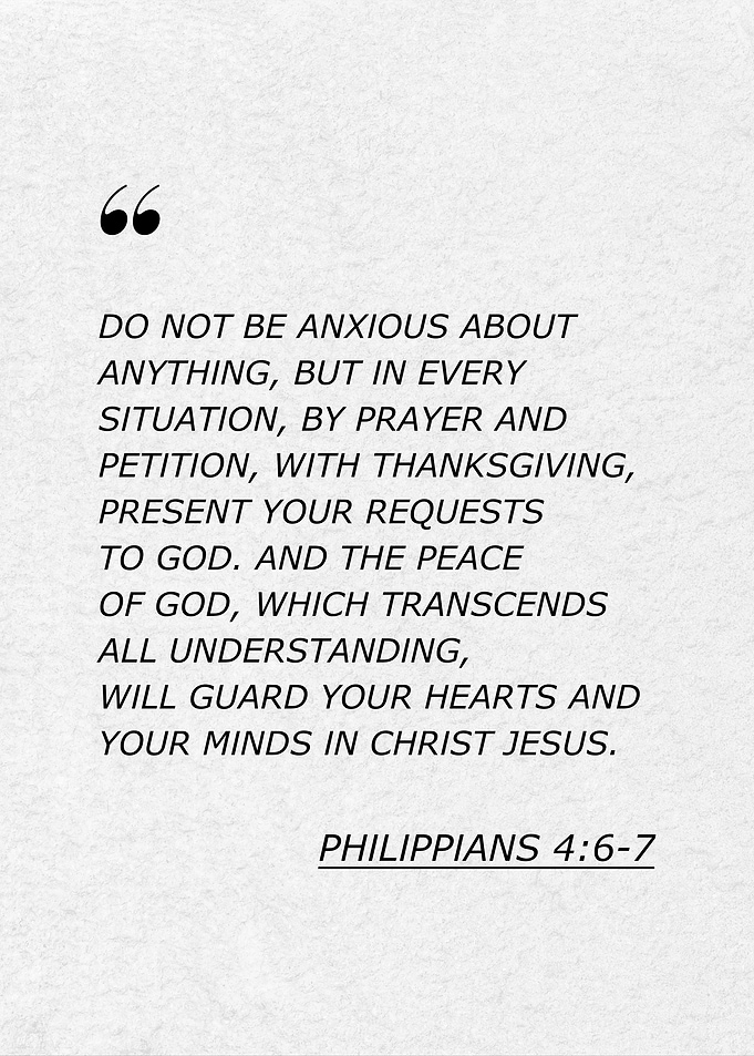 Philippians 4:6-7