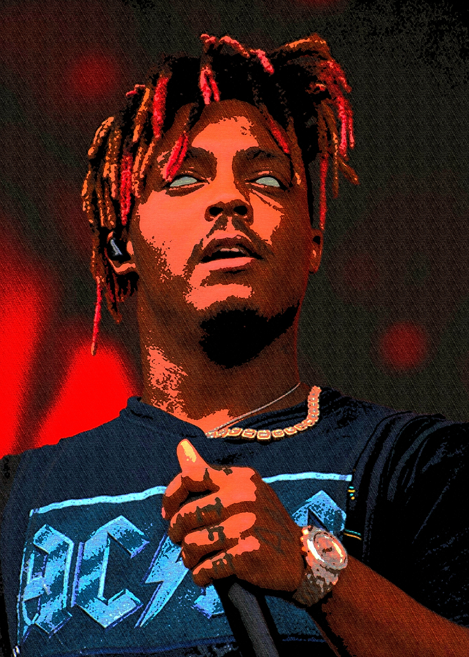 Juice Wrld Digital Portrait