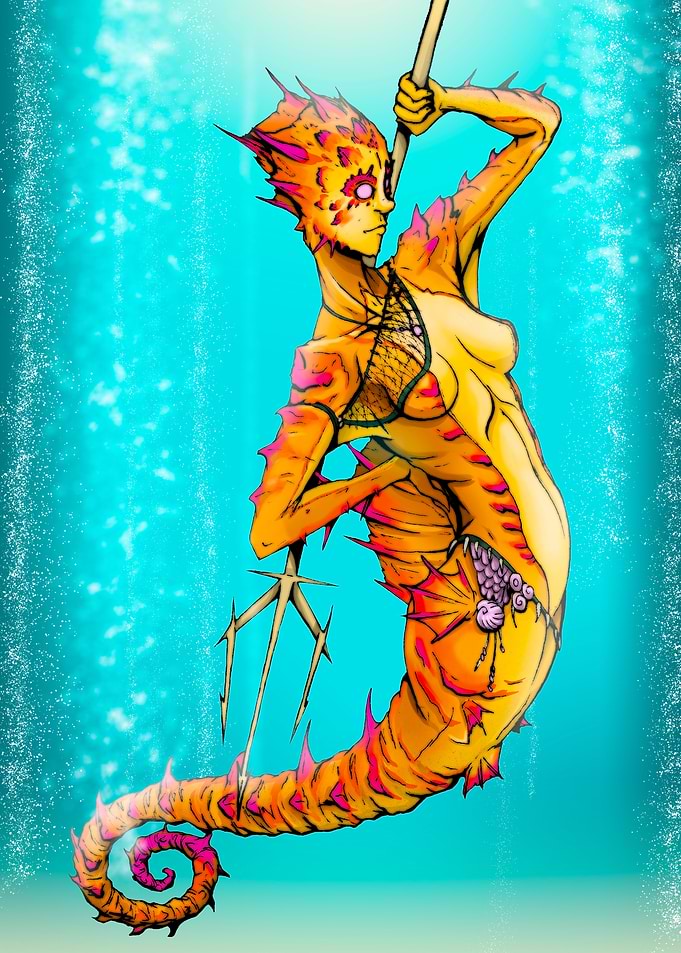 Seahorse Mermaid