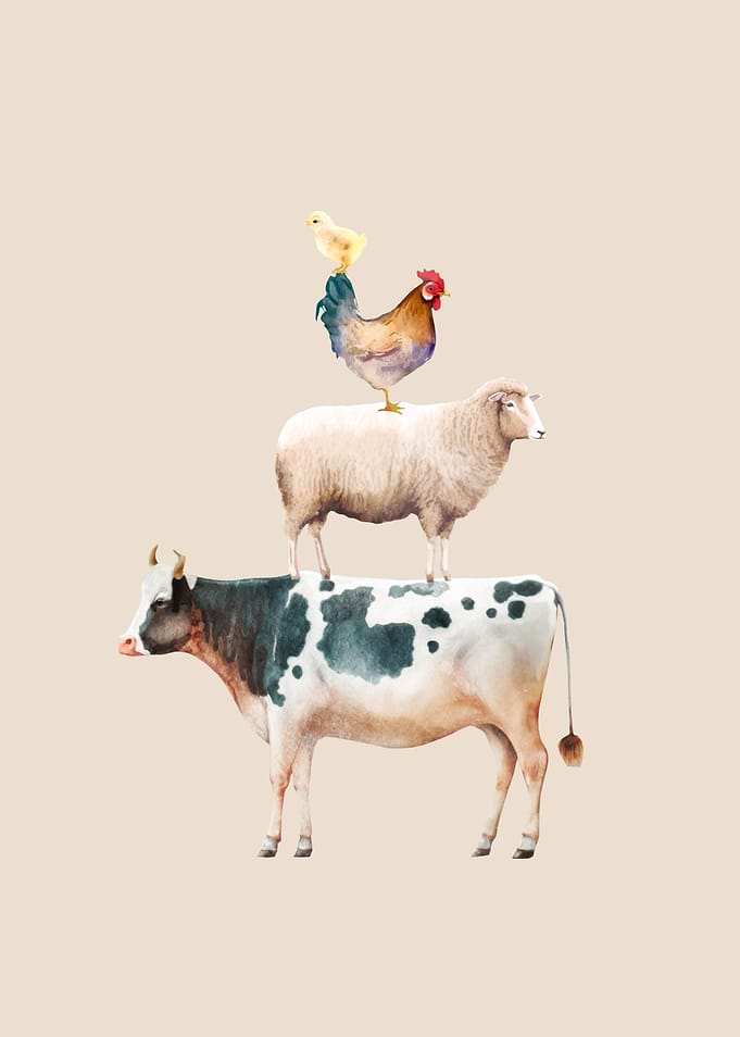 Farm Animal Stack