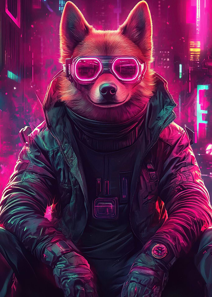Cyberpunk Dog