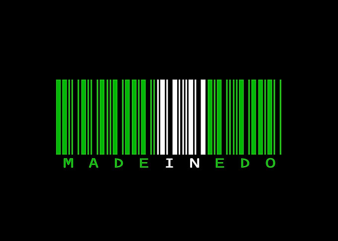 Barcode Art - Made in Edo