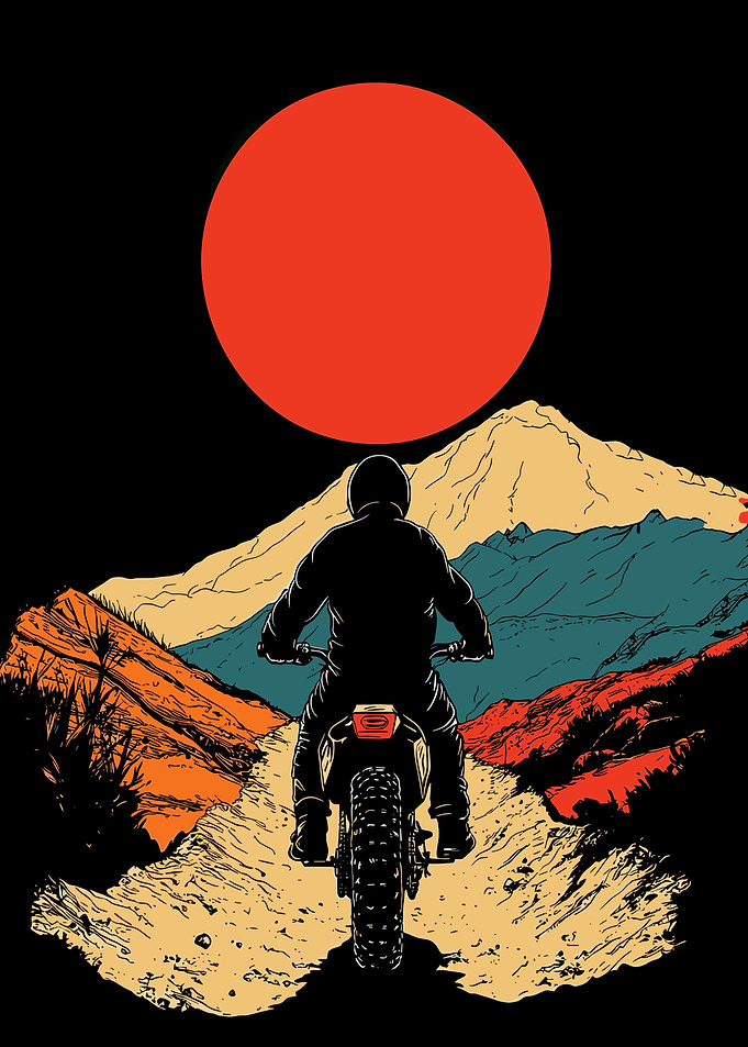Motorcycle Sunset Ride