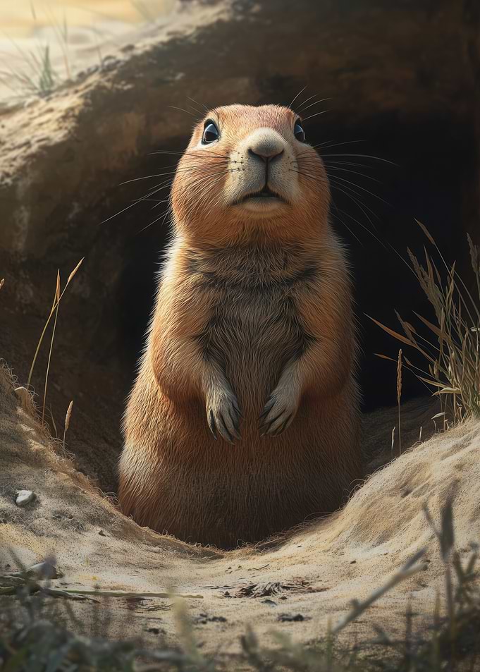 Curious Prairie Dog