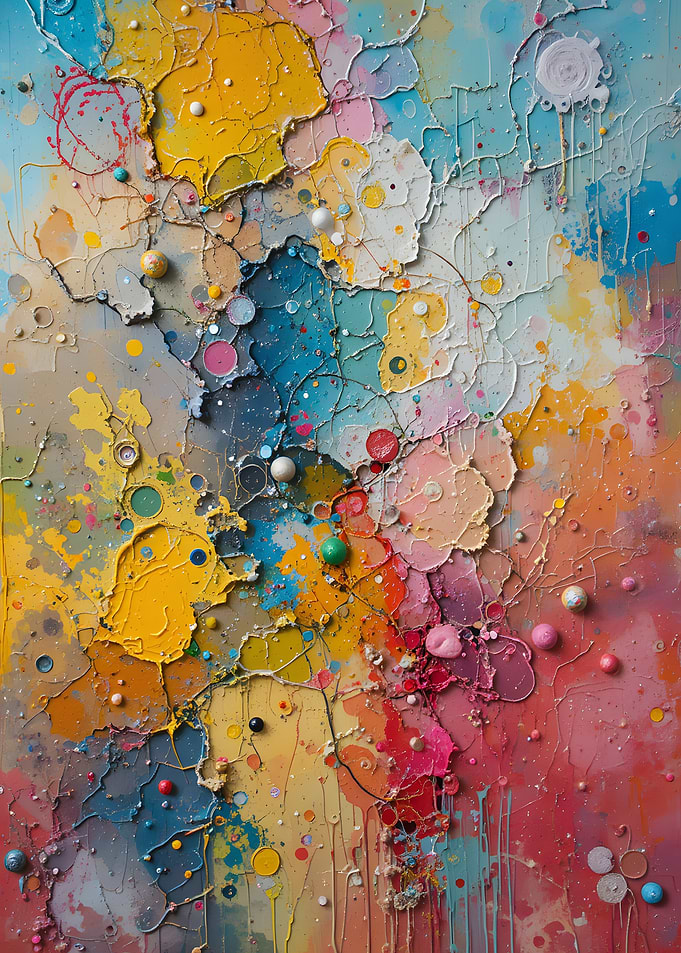 Abstract Colorful Painting