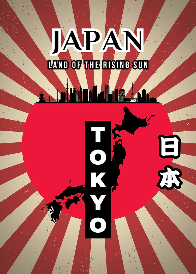 Japan Tokyo Skyline Poster