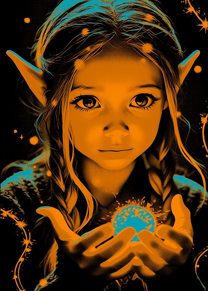 Elf Girl with Orb