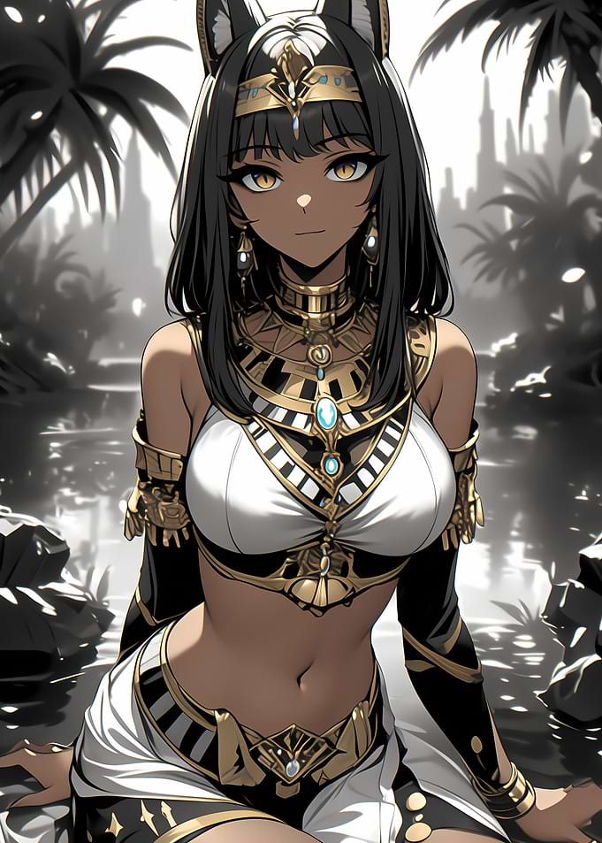 Egyptian Goddess Anime Girl