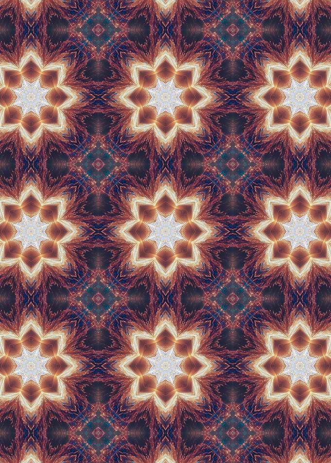 Abstract Starburst Pattern