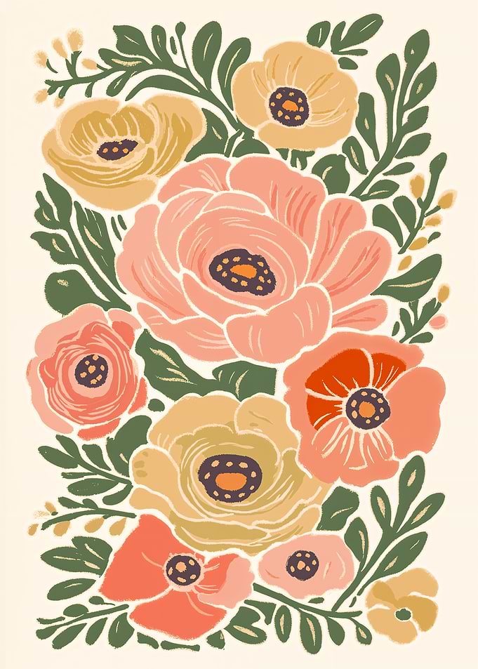 Floral Bouquet Illustration