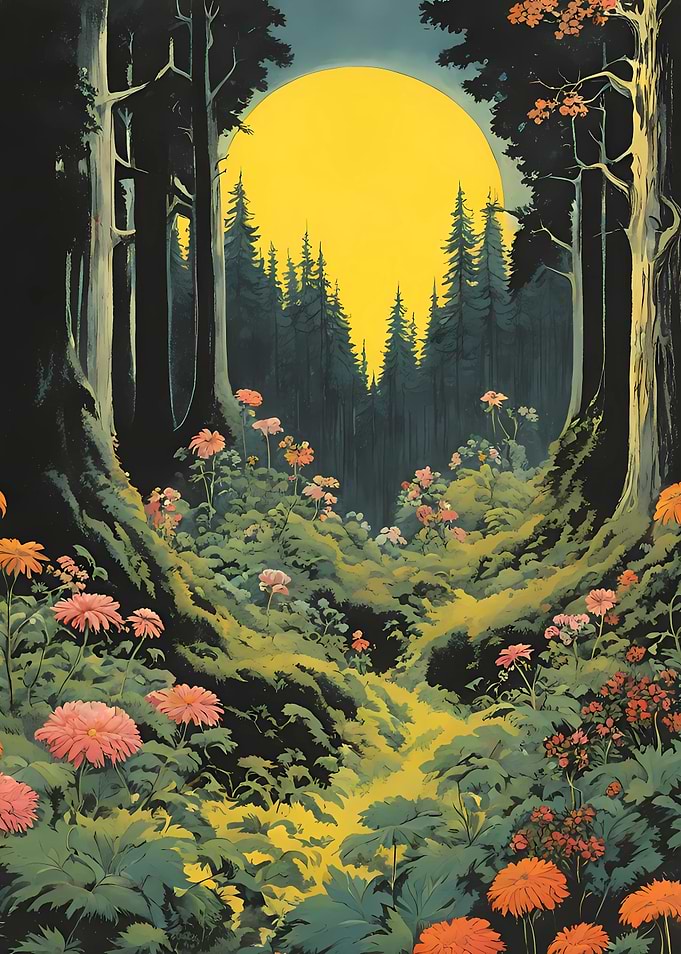 Dark Forest Full Moon