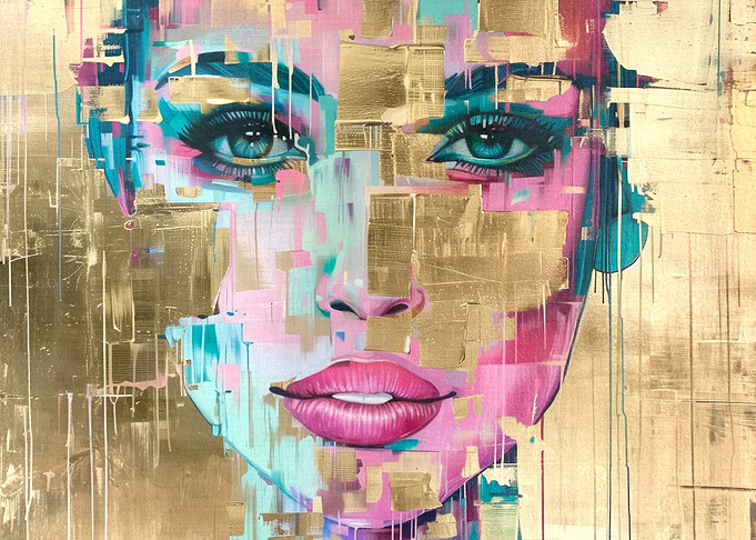 Abstract Woman Portrait