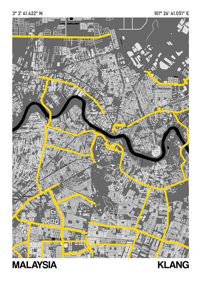 Klang City Street Map