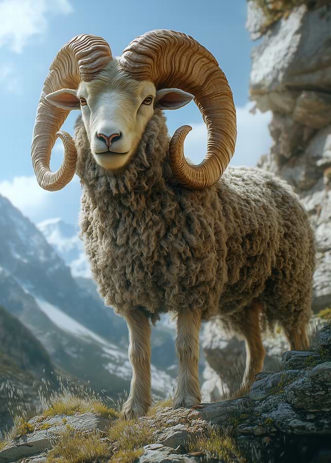 Majestic Mountain Ram