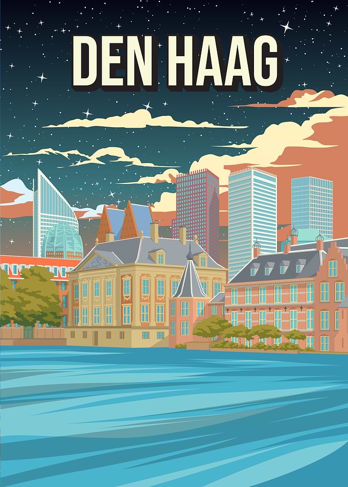 Den Haag The Hague Cityscape