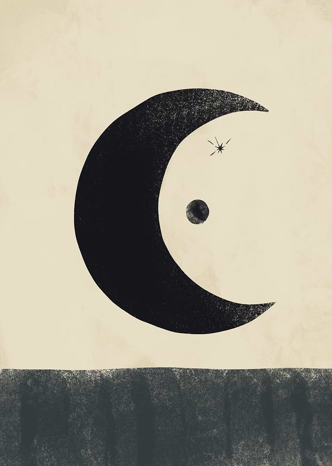 Crescent Moon and Star