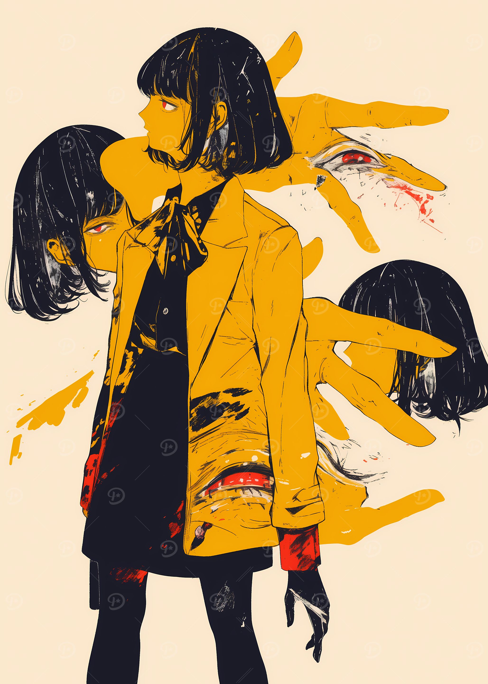 Surreal Anime Girl