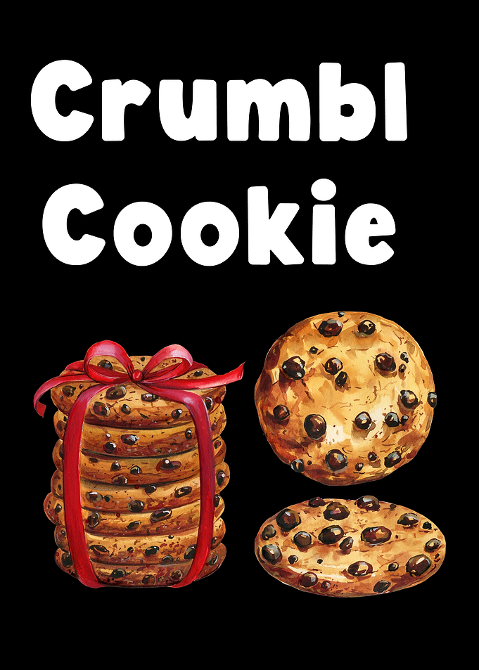 Crumble Cookie Illustration