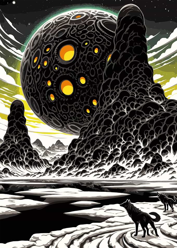 Black Moon Landscape