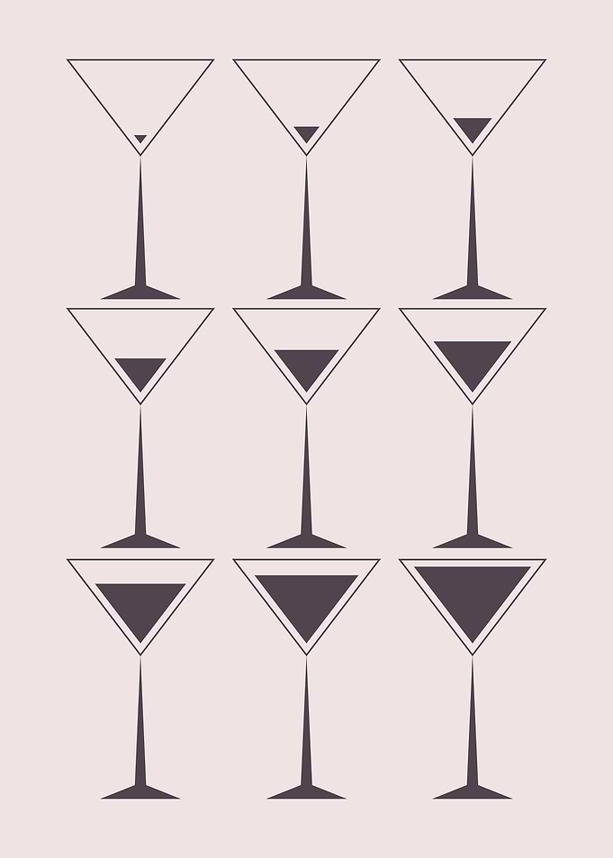 Martini glasses