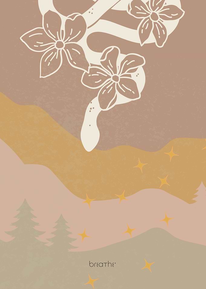 Minimalist Mountain Snake