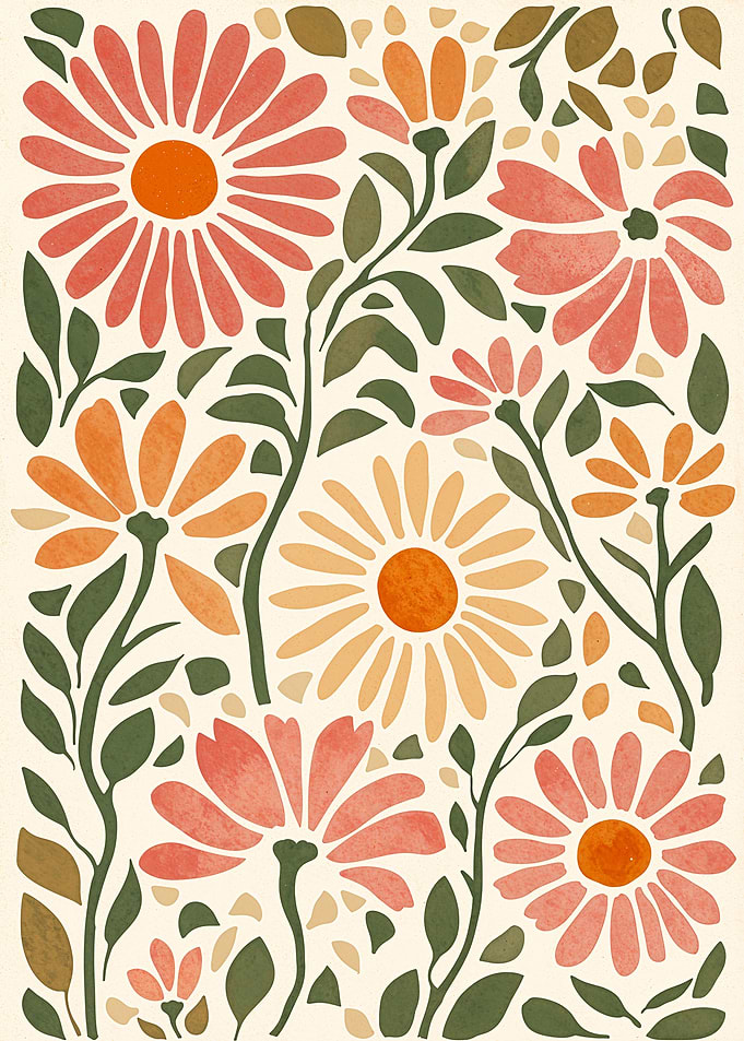 Floral Pattern Art Print