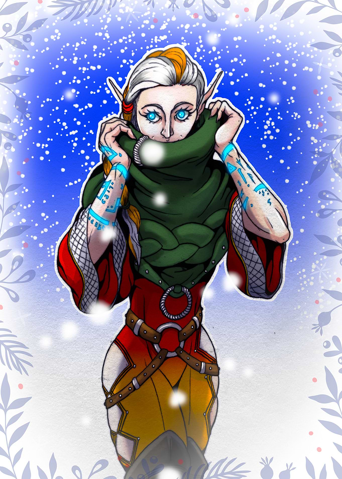 Elf in Winter