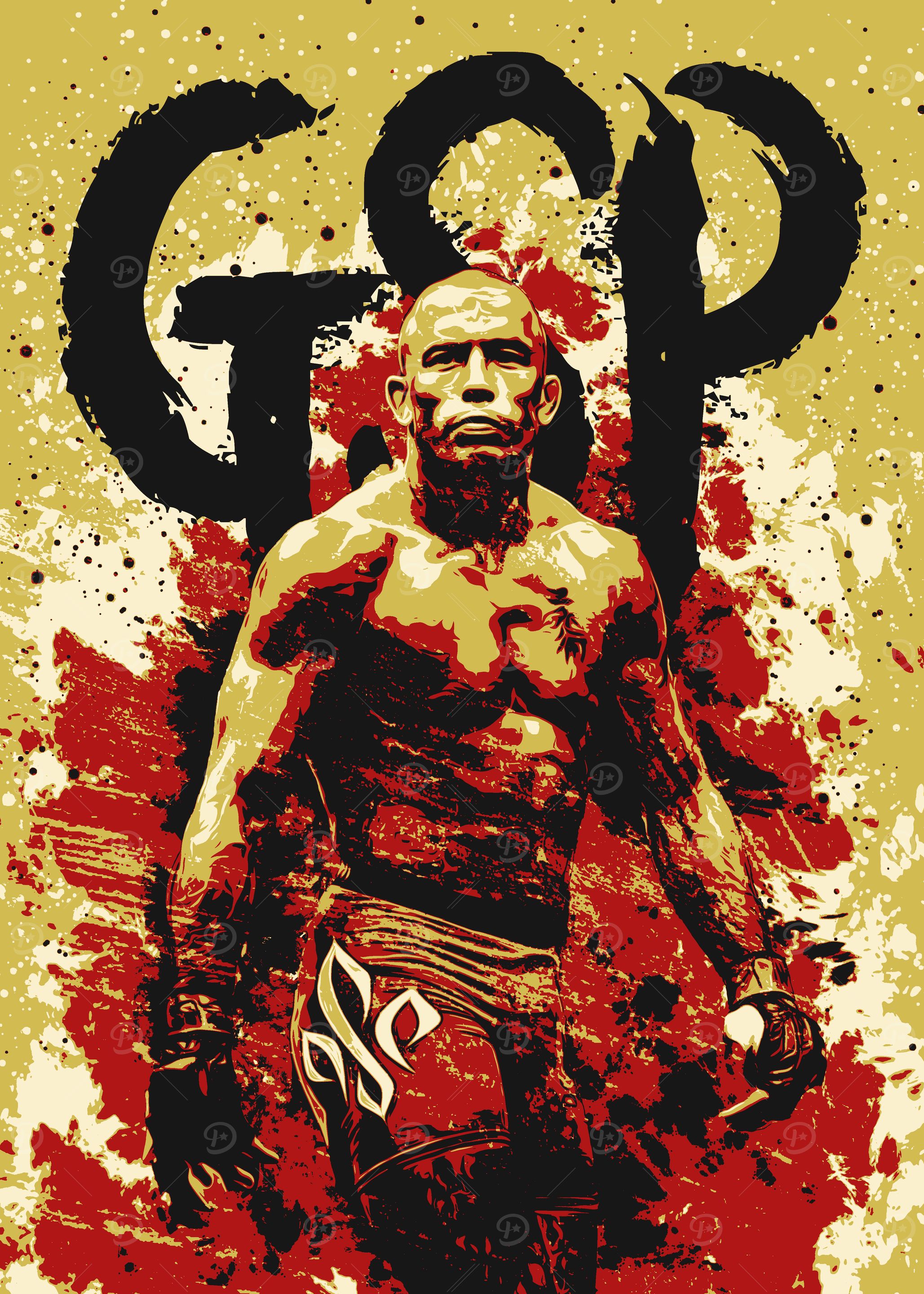 Georges St-Pierre MMA Poster